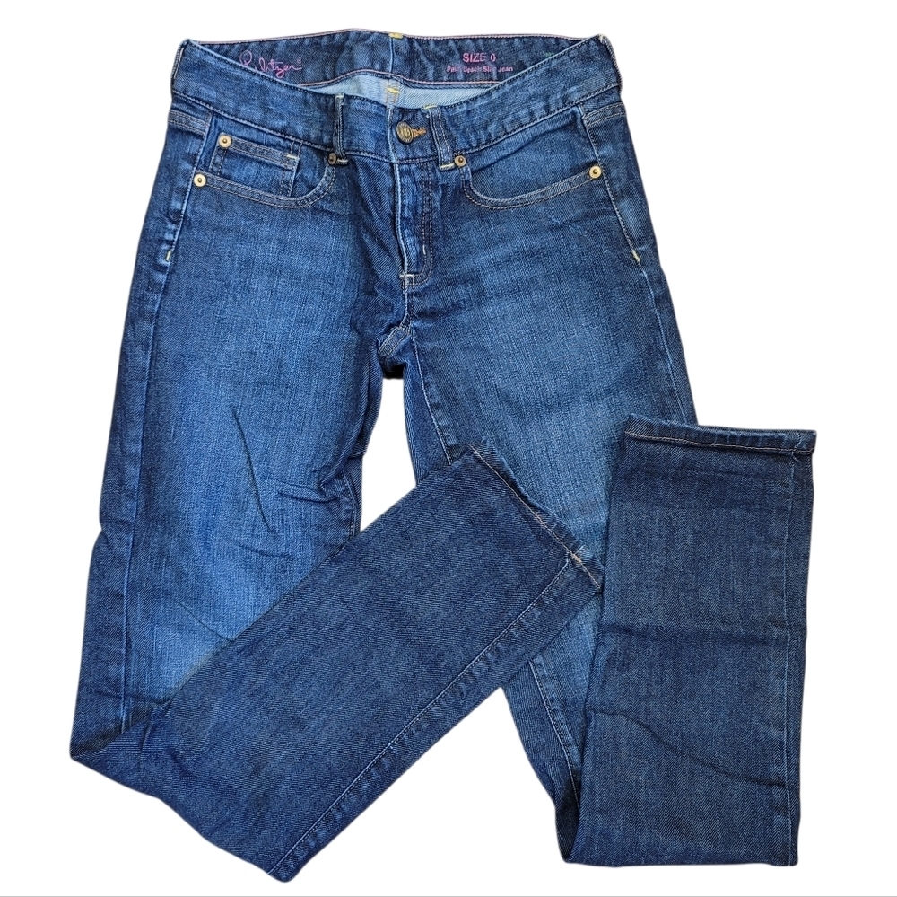 Lilly Pulitzer Palm Beach Slim Jean Cotton Blend - 0